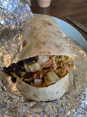 Space cowboy burrito- yum!