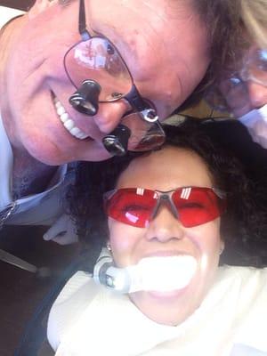 me & theee best dentist in Los Angeles