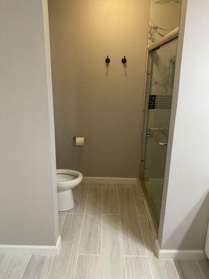 Final photo of full bathroom renovation