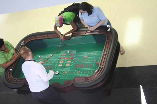 One of our many casino tables!