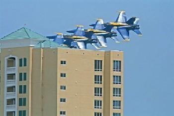 Don't miss the Blue Angels Air Show. It happens yearly the weekend after July 4th on Pensacola Beach...