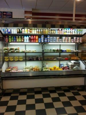 Salad and fruit refrigerator