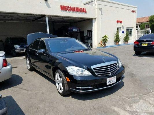 Another happy customer with this 2010 Mercedes S550