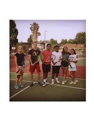 Our tennis instructors!