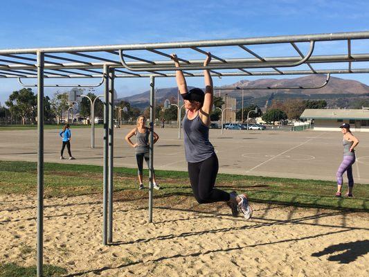 Obstacle course training at DATA