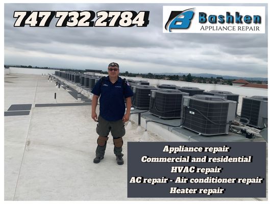 Experience excellence in appliance and HVAC repair with Bashken HVAC Appliance Repair!