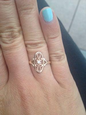 So happy with my new little ring