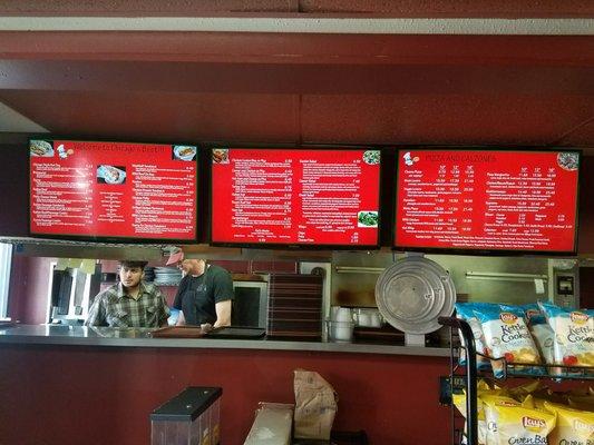 Menu board