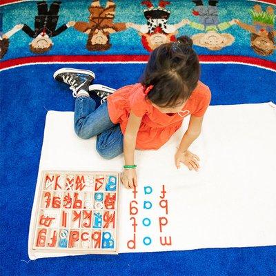 Our programs are child-led with age-appropriate activities set-up in the classroom to allow children to learn at their own pace.