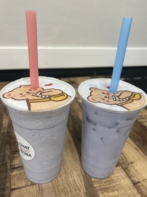 Taro Milky tea and smoothie