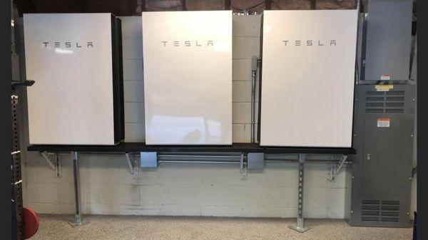 Tesla Powerwalls for solar storage