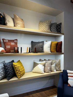 stunning pillow wall