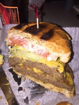 Double bacon cheeseburger