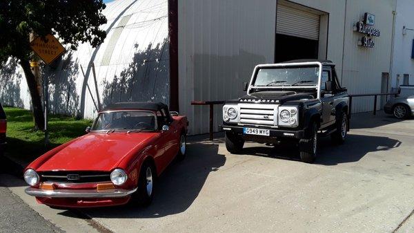 Red Triumph TR6