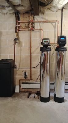 Whole house water softener and filter