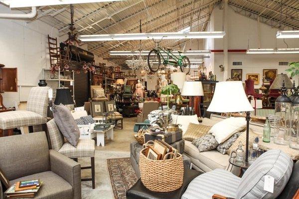 Vision & Vasari Antiques showroom