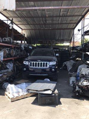 2013 Grand Cherokee in for surgery.