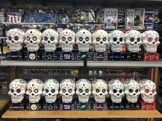 NFL "Sugar Skulls"