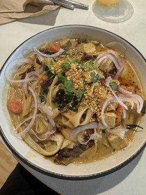 Oyster mushroom Thai curry