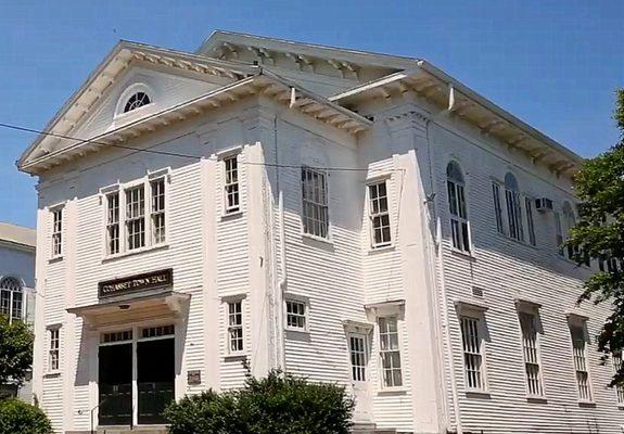 Cohasset Town Hall 6 minutes drive to the north of Cohasset dentist Freeman Dental Associates