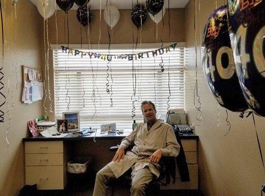 Doctor McMullen on his 40th birthday!