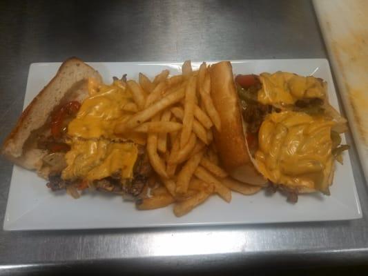 Cheese steak.