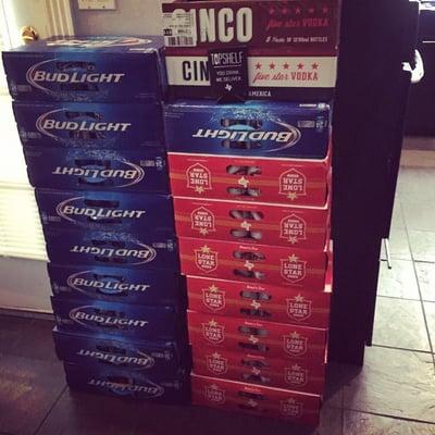 Beer Pong Package: beer, solo cups, and ping pong balls available for delivery!