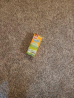 Excellent product, to help the carpet, but I love that sensation of a clean smell, delicious