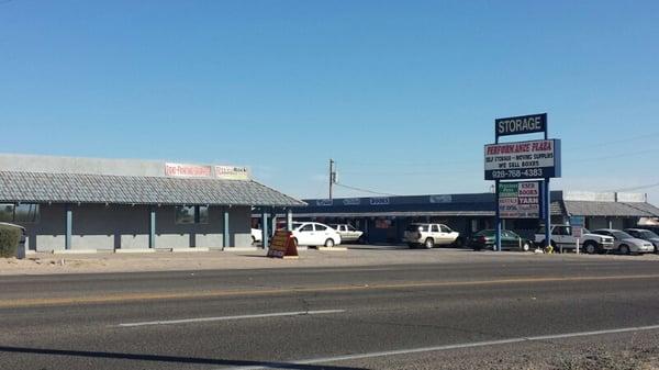 Right on Highway 95 in Fort Mohave