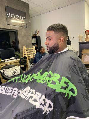 Philly fade and sponge style