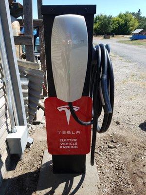 Tesla charging station installation in Santa Rosa