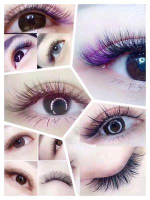 Fairy eyelashes. YY eyelashes. Caramel eyelashes. Ultra-fine fluff 3D.6D. Tea tree flower. Natural simulation eyelashes. Color eyelashes.