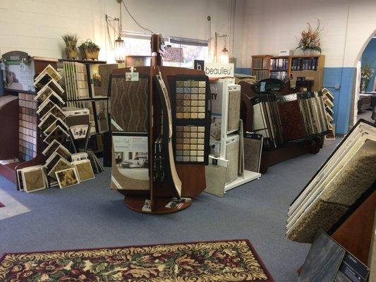 Many carpets in stock as well as quick order.