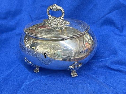 19th century German sugar caddy