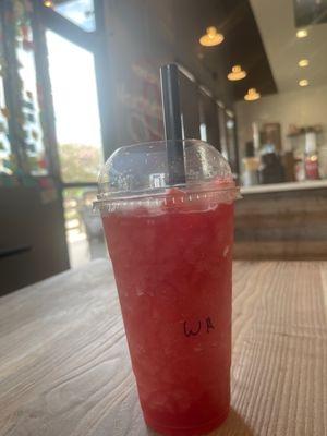 Refreshing watermelon slush. The BEST especially how hot it been lately.