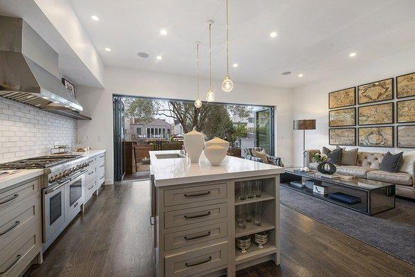 Reimagined kitchen/great room.