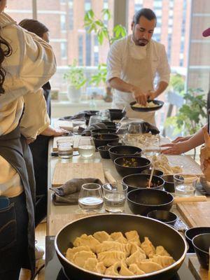 Dumpling cooking class