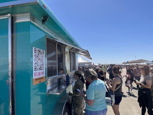 Barksdale Air Force Base Air Show. Coffee, good service, and great snacks.