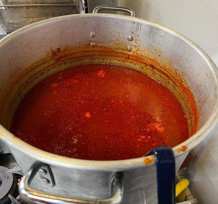 menudo in pot