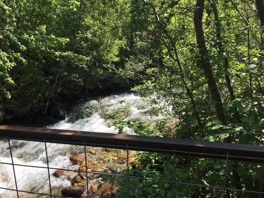 Foot bridge over the creek