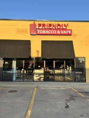 Vapes shop called Friendly Tobacco and Vape