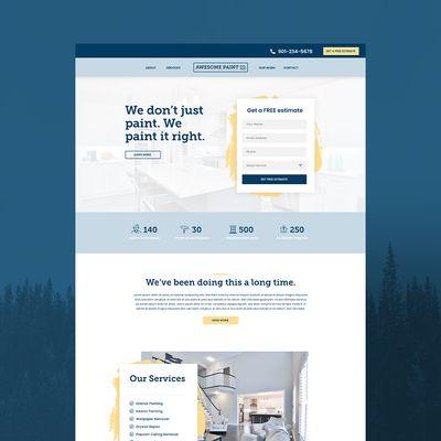 Simple, clean, modern web design in Memphis