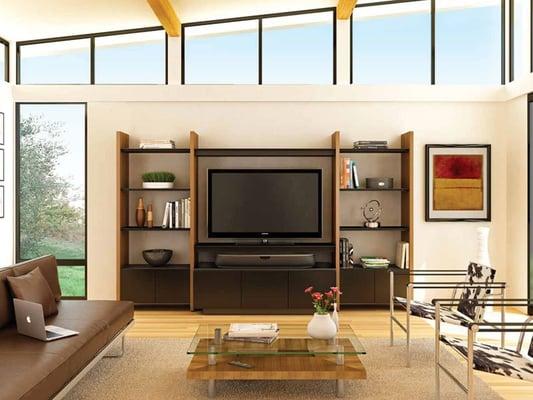 BDI Furniture Designs USA Semblance home theater cabinet system.