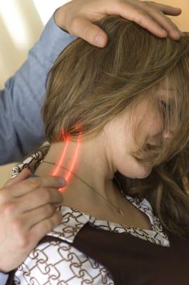 Cold laser therapy great for headaches, sports injuries, and muscle weakness.