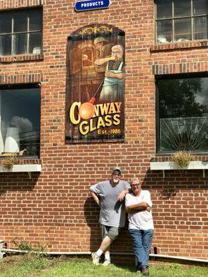 Look for the Conway Glass sign at 708 12th Ave in Conway, SC