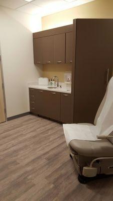 The interior of this clinic is super nice and spa-like.  The rooms all have this neutral, natural color scheme.