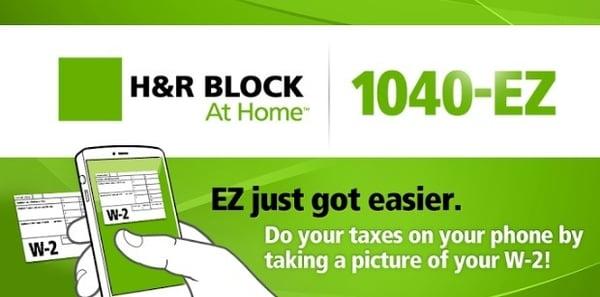 H&R Block mobile app - upload documents and send 'em to a tax pro!