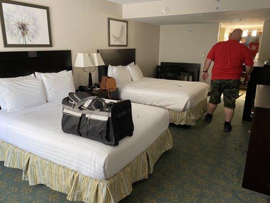 Very spacious rooms and comfortable beds!