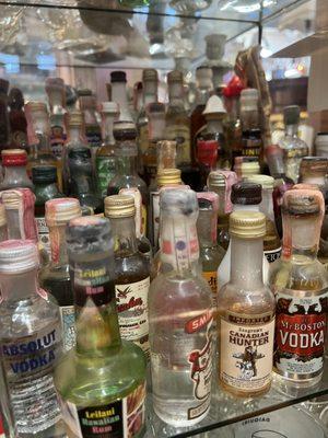 Antique liquor bottles