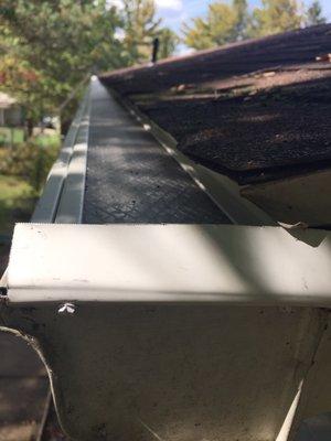 Never again worry about cleaning out your gutters